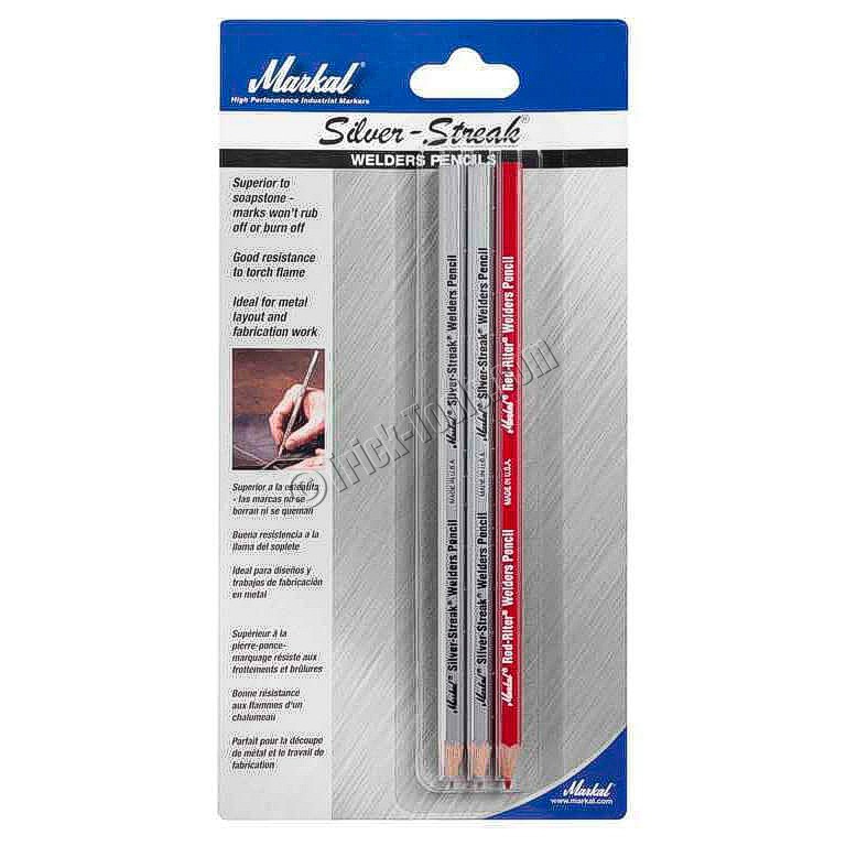 096105 Markal Welders Pencils, 3 Pack, Fine Line Layout Tools