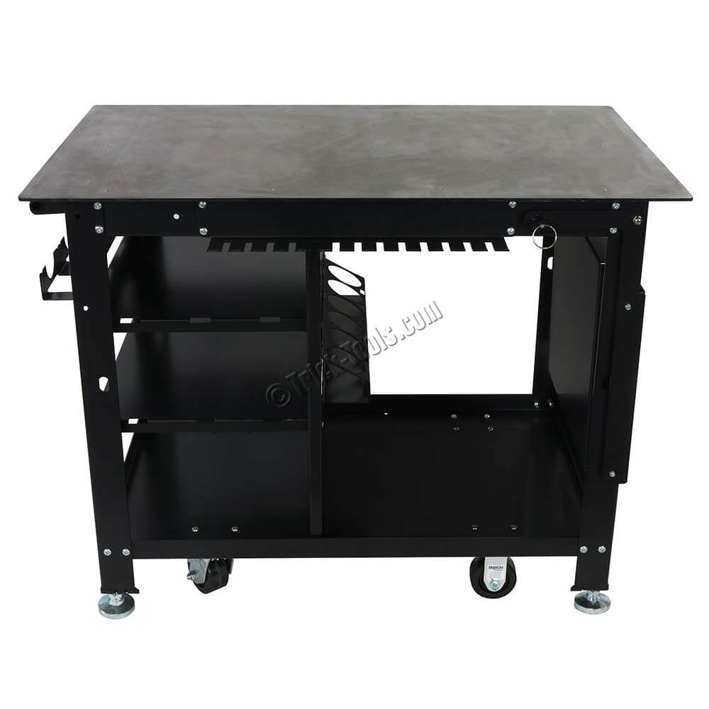 B3172FlatBlack, Badass Welding and Fabrication Cart, 48 x 30 inch