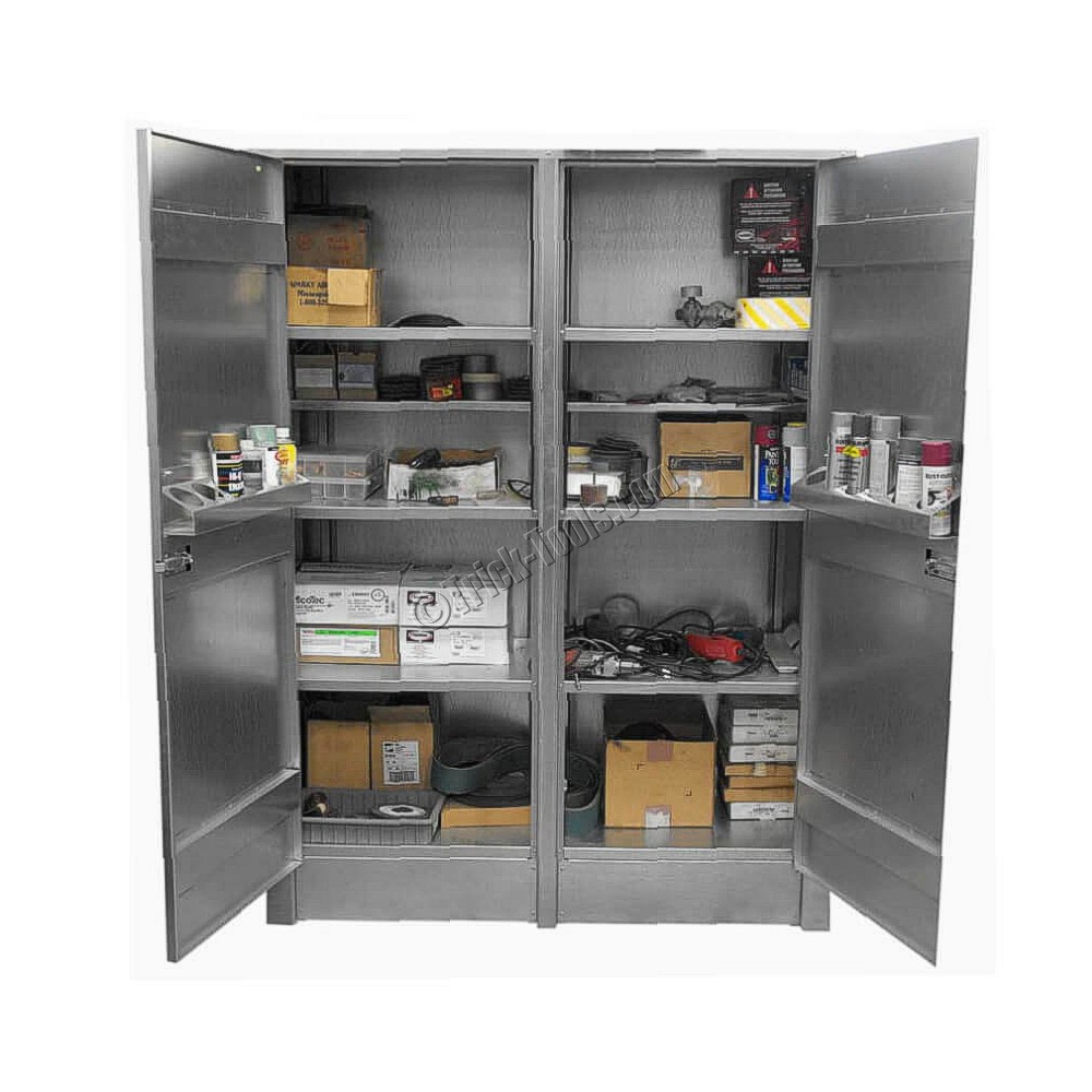 Badass Workbench 2-Door Industrial Steel Storage Cabinet