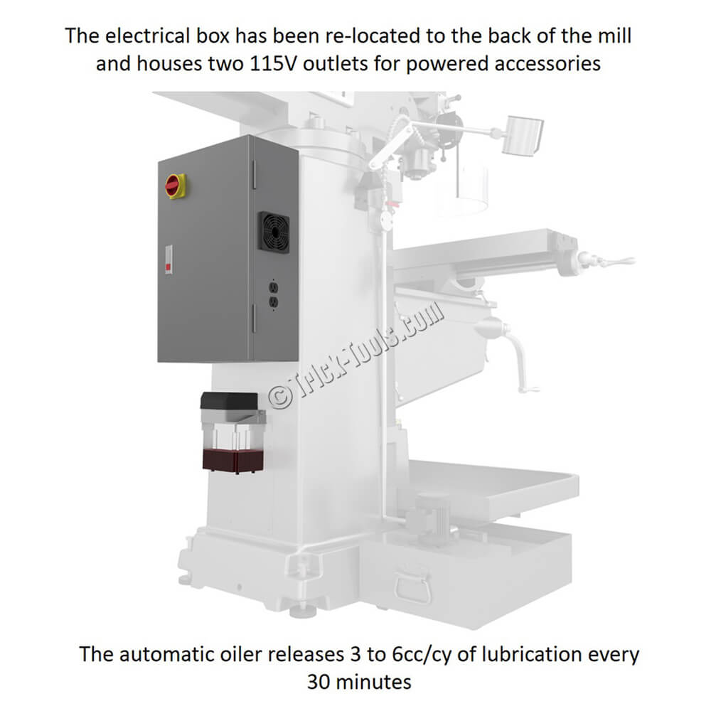 JET JTM-949EVS Vertical Milling Machine