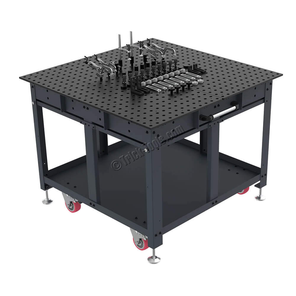 Td Q K Strong Hand Rhino Cart Xl Mobile Welding Table Jig Fixture