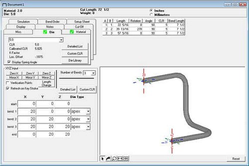 free tube bending software