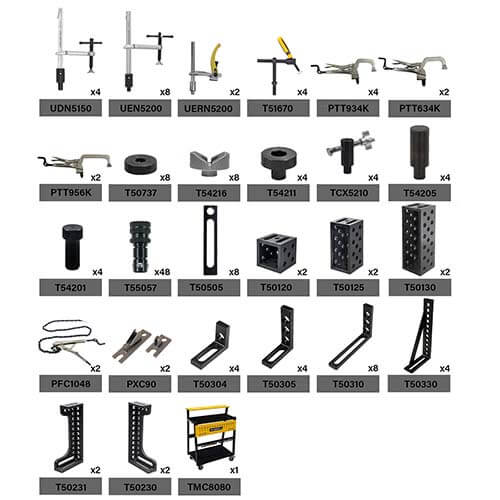 TMK850, Strong Hand BuildPro Fixturing Kit, 149 Piece