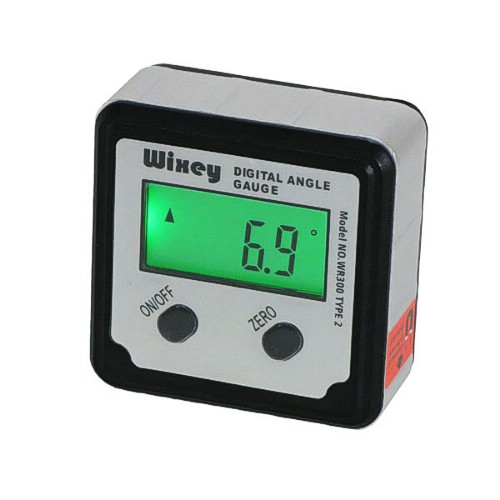 WR300T2, Wixey Digital Angle Gauge, Inclinometer, Level